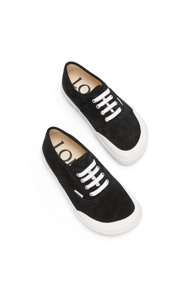 Terra Vulca lace-up sneaker in suede