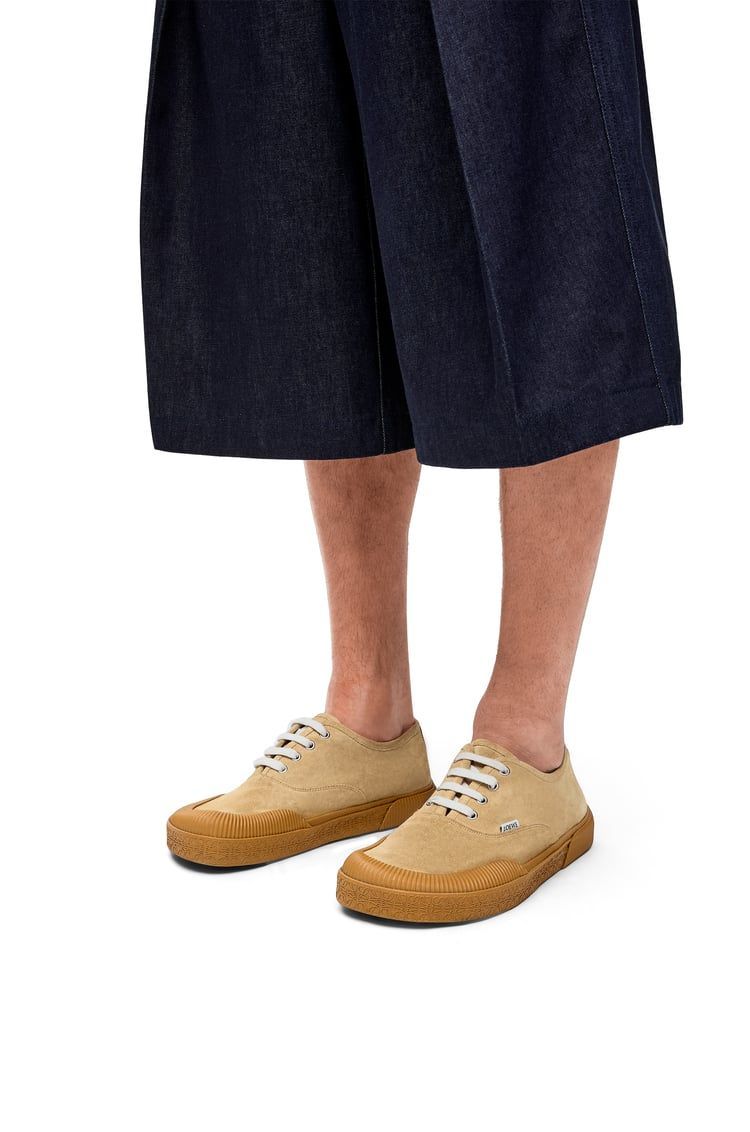 Terra Vulca lace-up sneaker in suede
