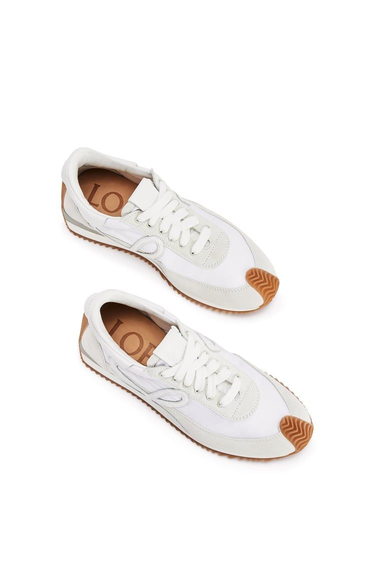 Flow Runner in nylon and suede