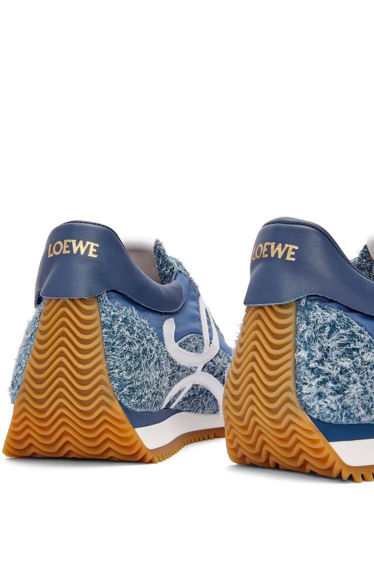 Flow Runner in nylon and brushed suede