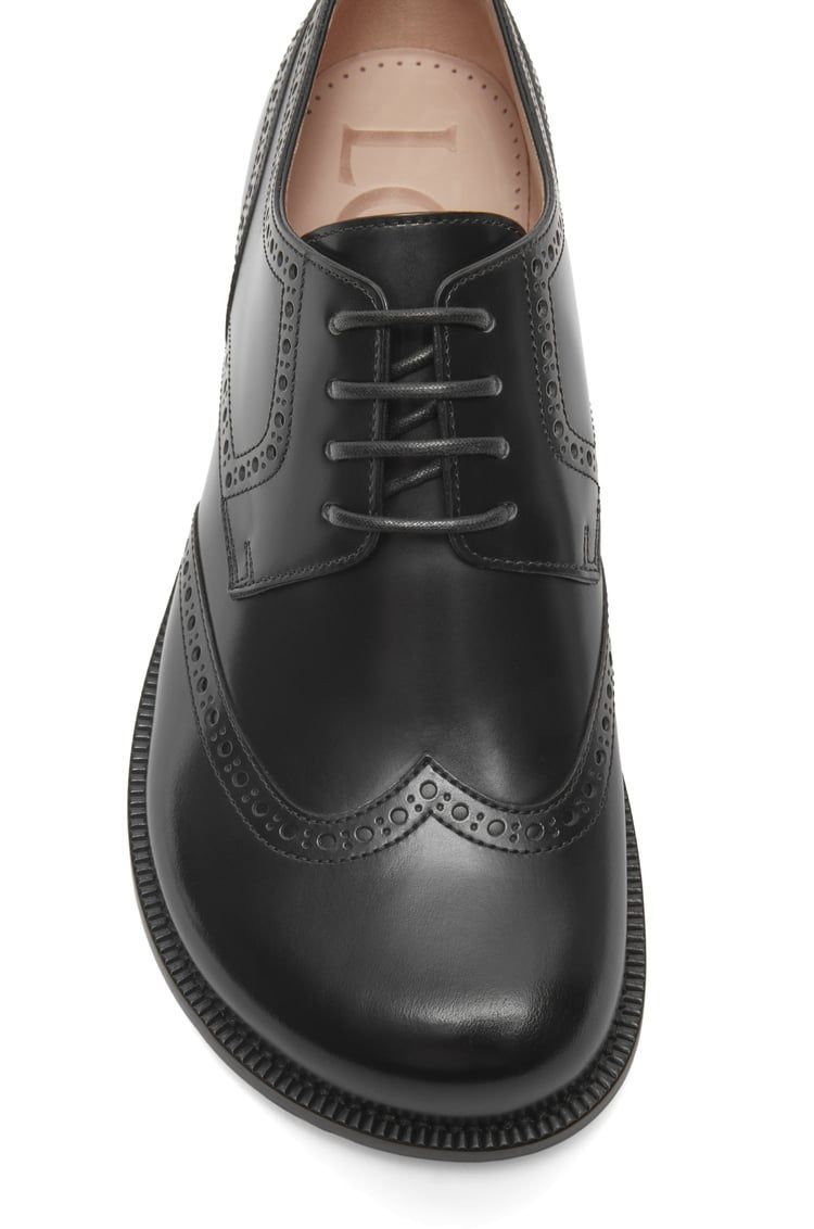 Campo brogue derby in brushed calfskin