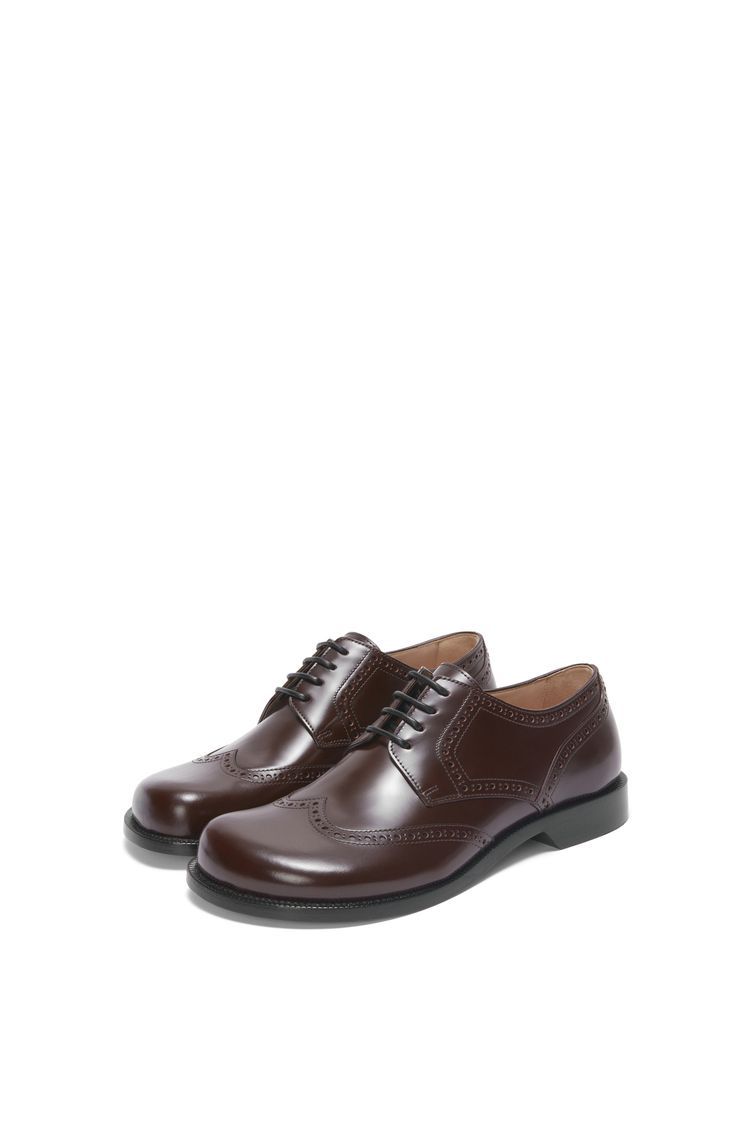 Campo brogue derby in brushed calfskin