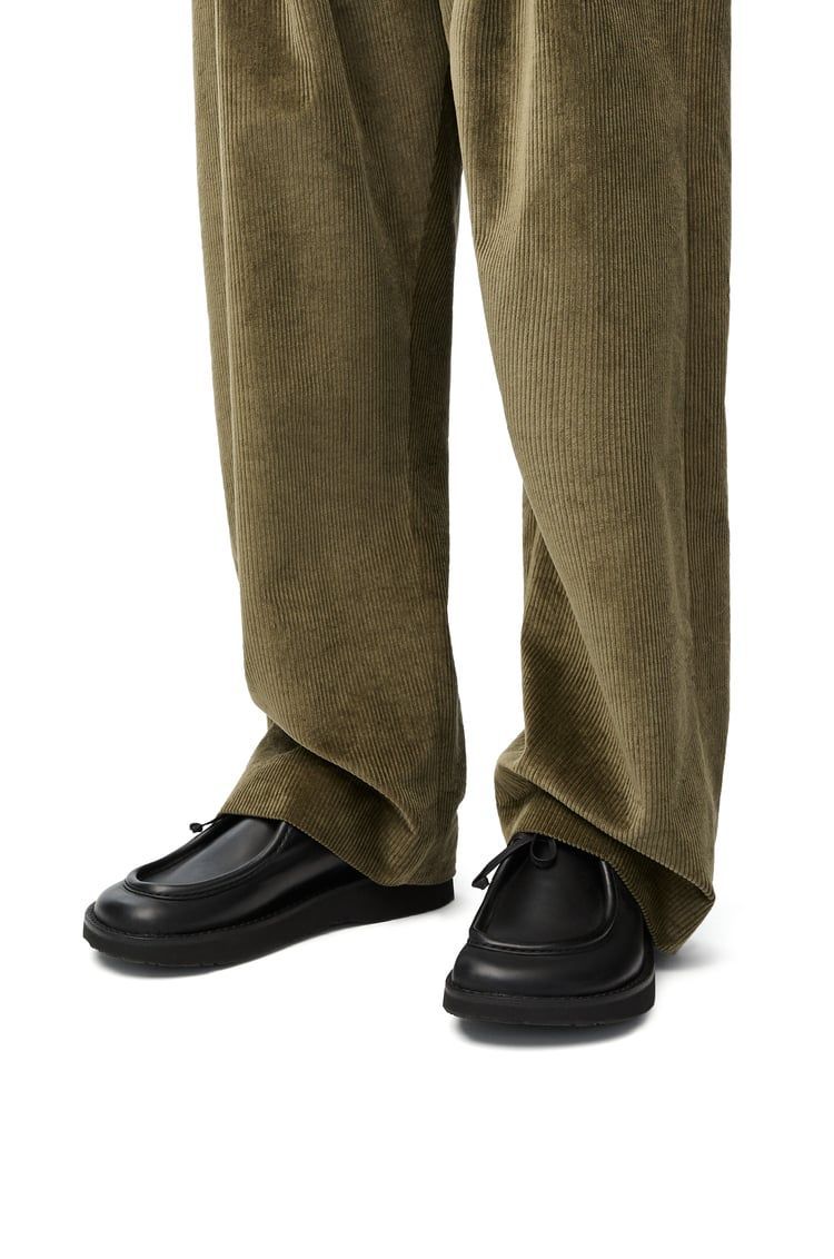Faro lace up in pull-up calfskin