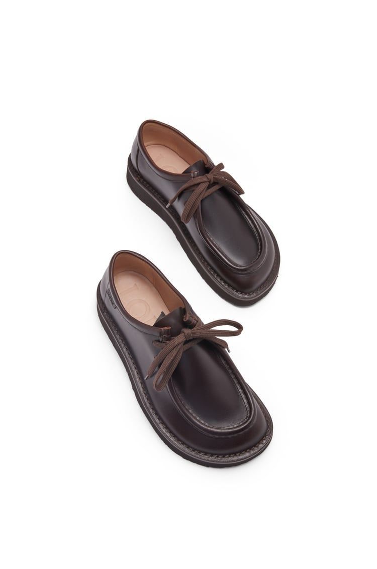 Faro lace up in pull-up calfskin