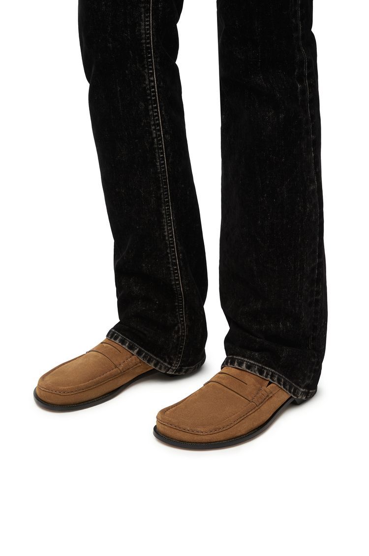 Campo loafer in suede calfskin
