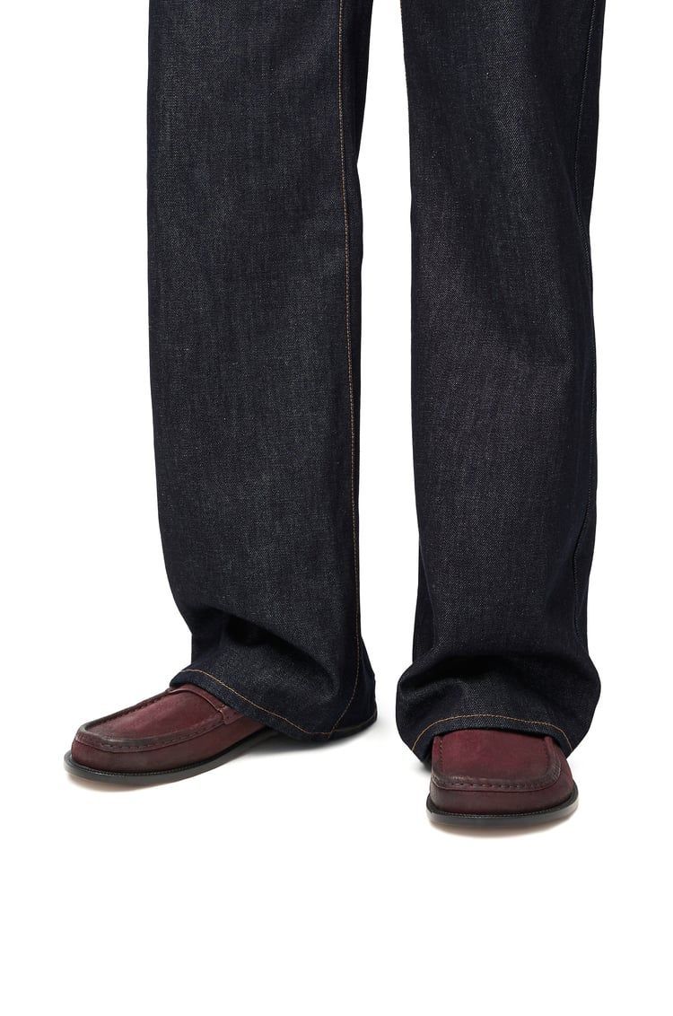 Campo loafer in waxed suede calfskin