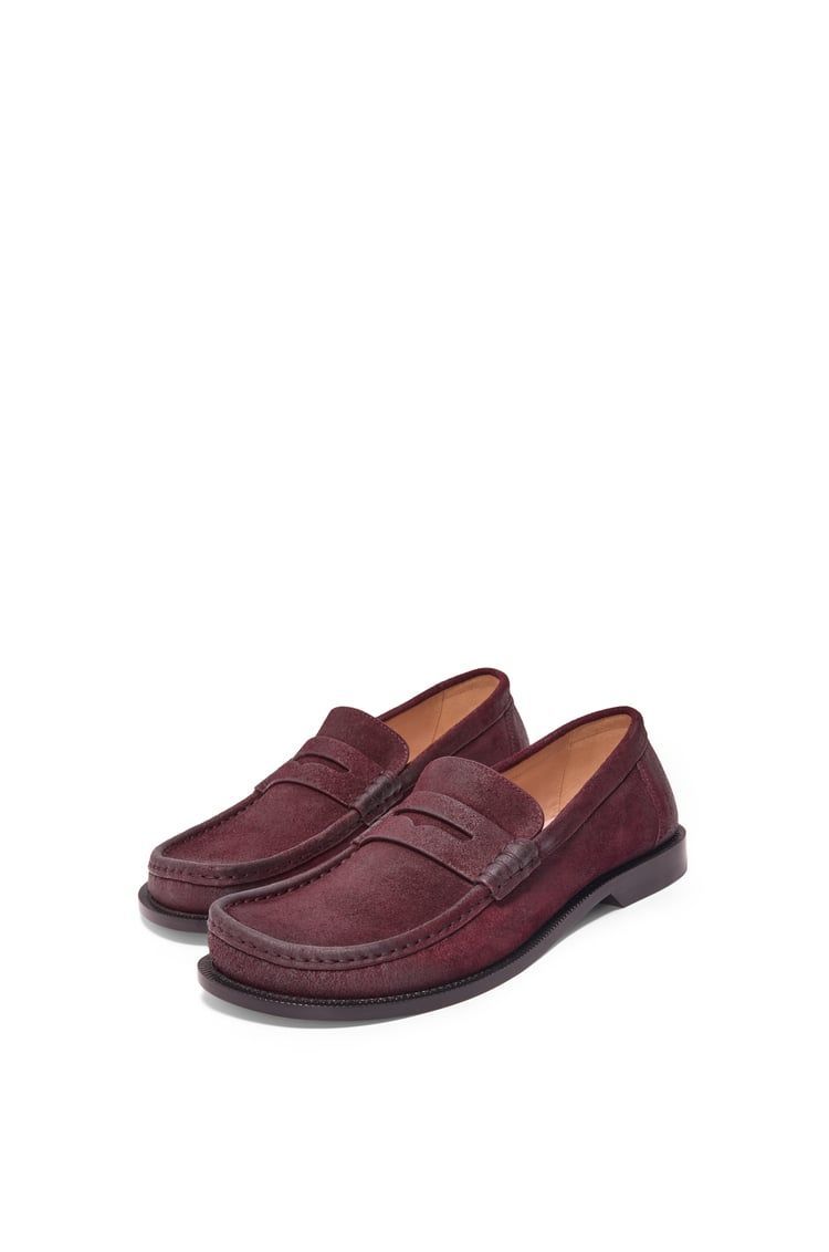 Campo loafer in waxed suede calfskin