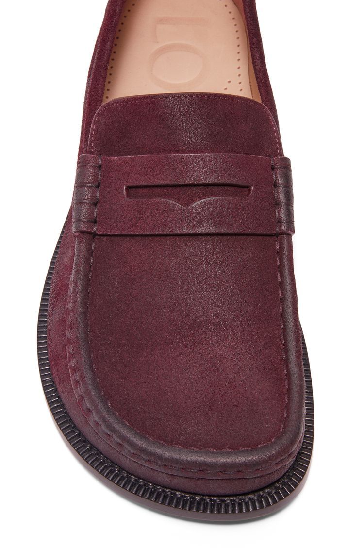 Campo loafer in waxed suede calfskin