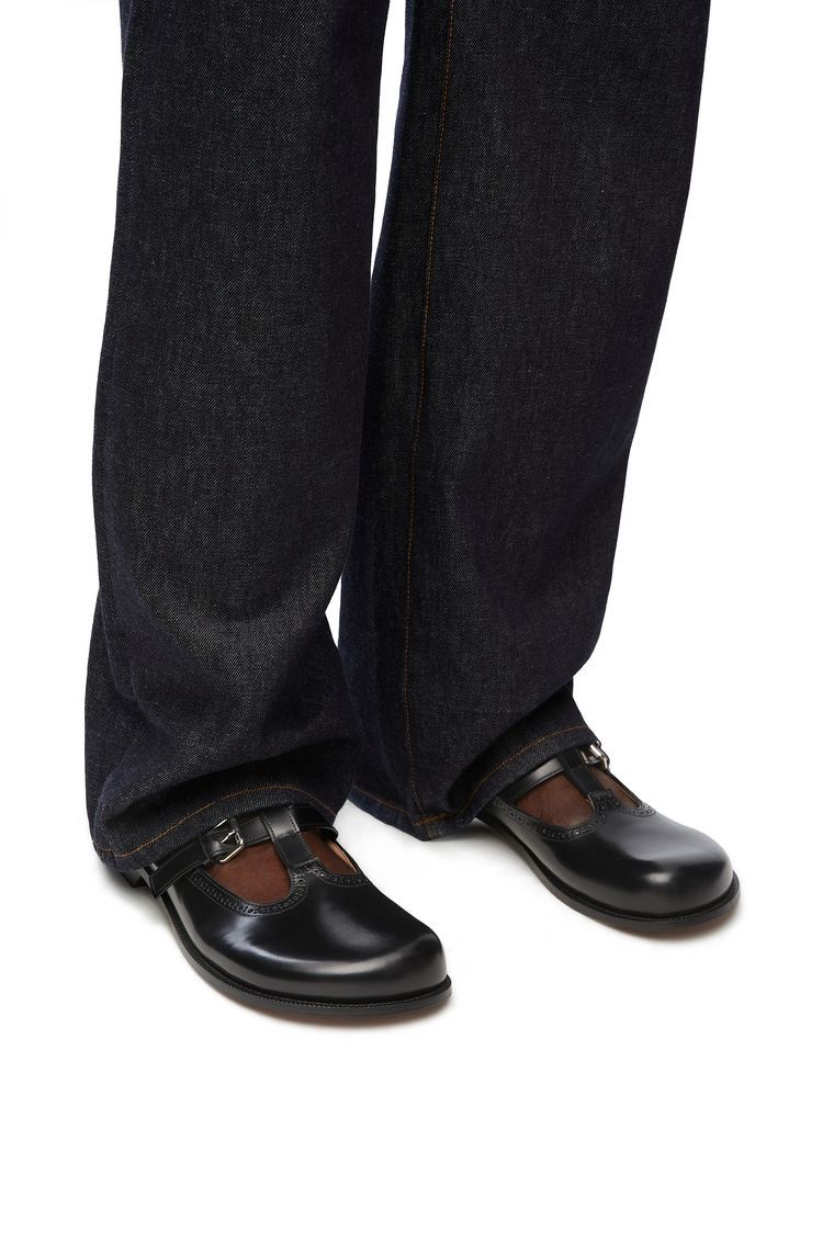 Campo Mary Jane mule in calfskin