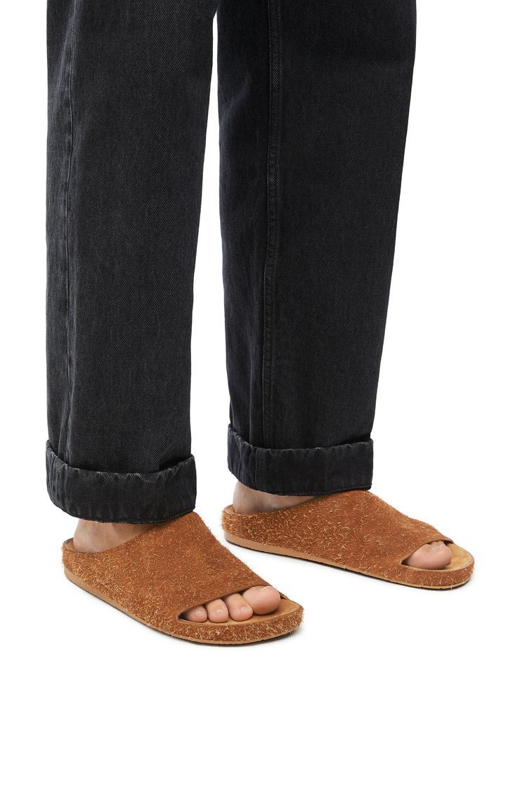 Lago sandal in brushed suede