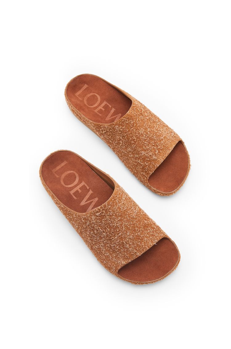 Lago sandal in brushed suede