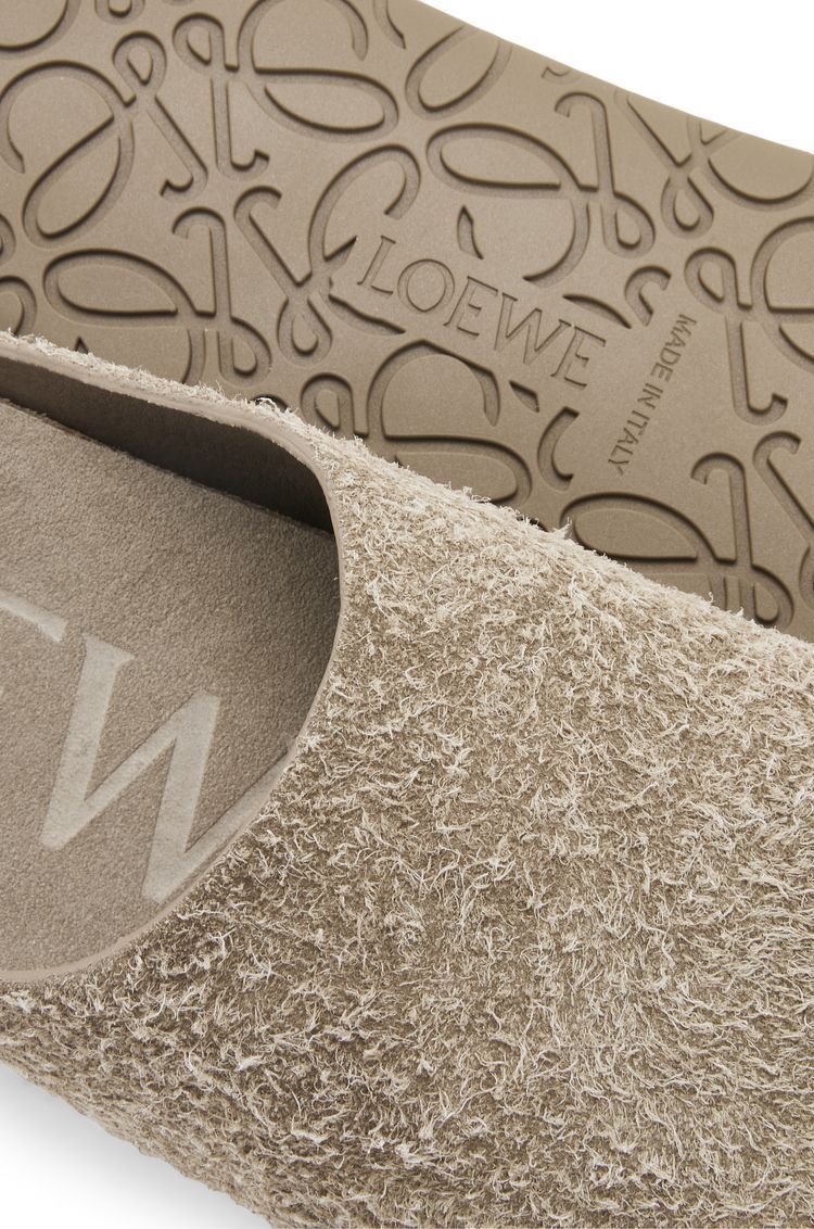Lago sandal in brushed suede