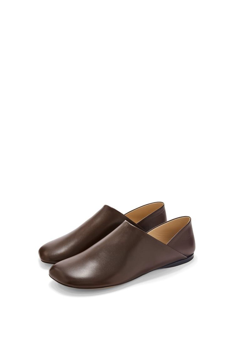 Toy slipper in nappa lambskin