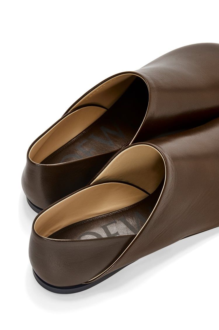 Toy slipper in nappa lambskin