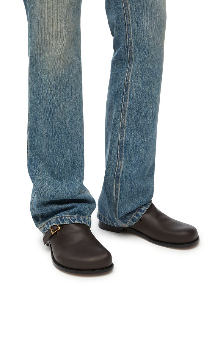 Campo buckle derby in calfskin