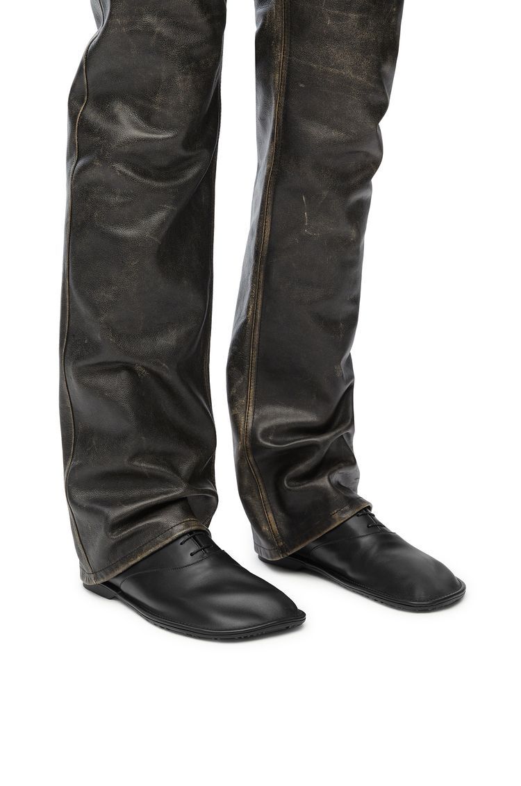 Folio derby in calfskin