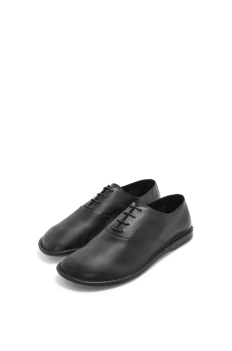 Folio derby in calfskin