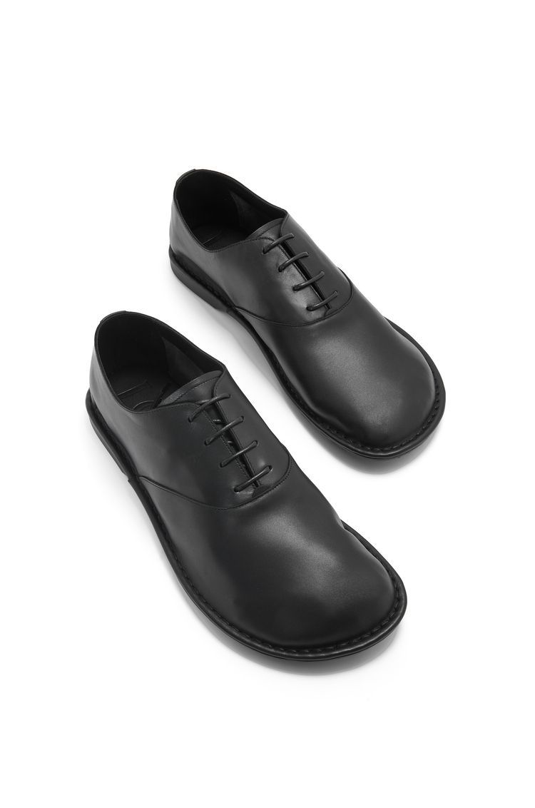 Folio derby in calfskin