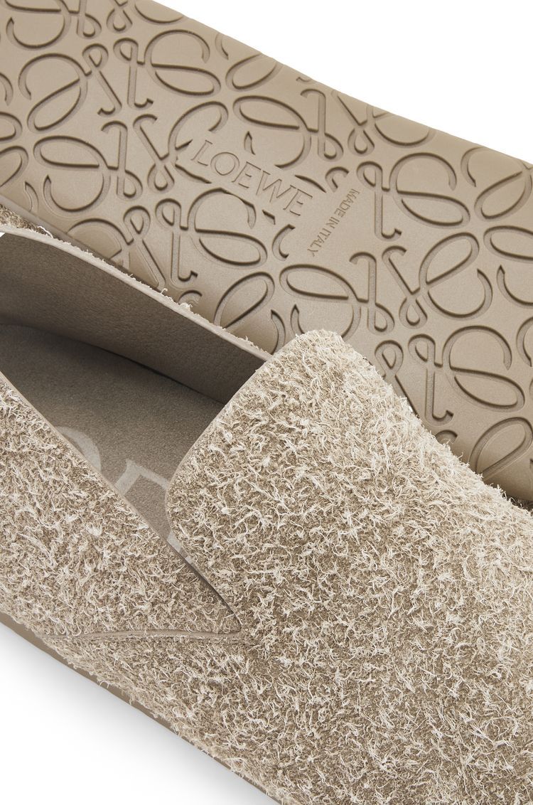 Lago slipper in brushed suede