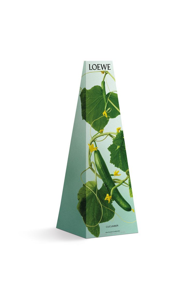 Cucumber wax candleholder