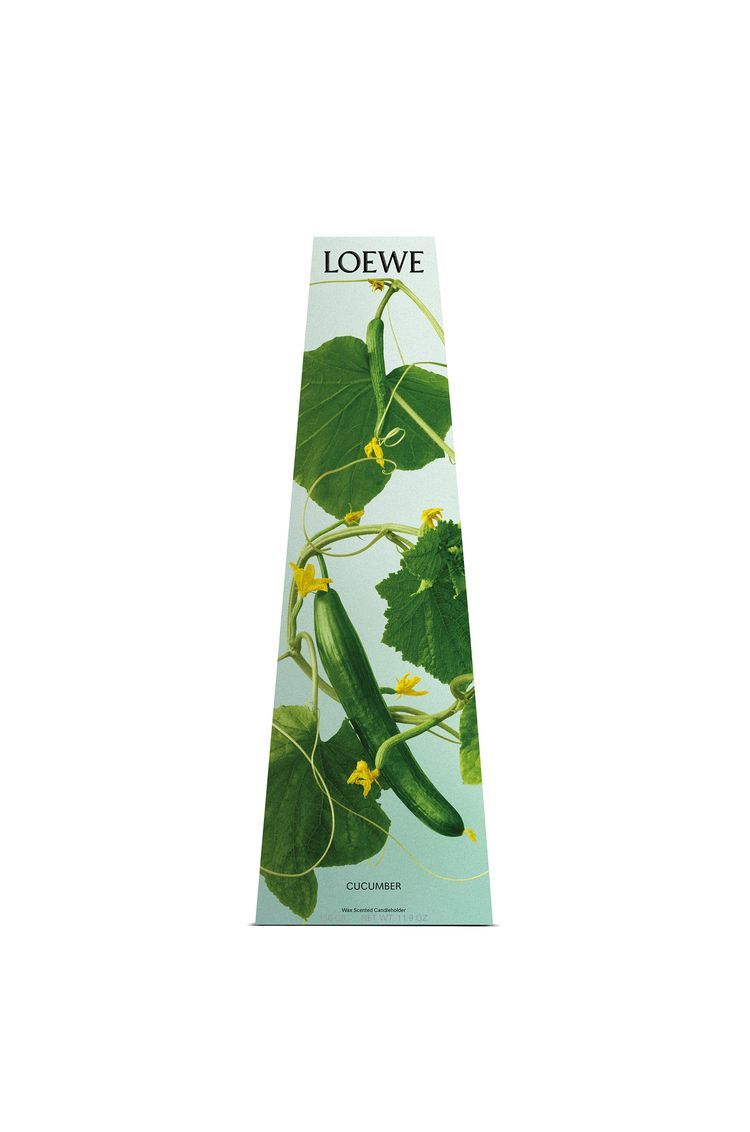 Cucumber wax candleholder
