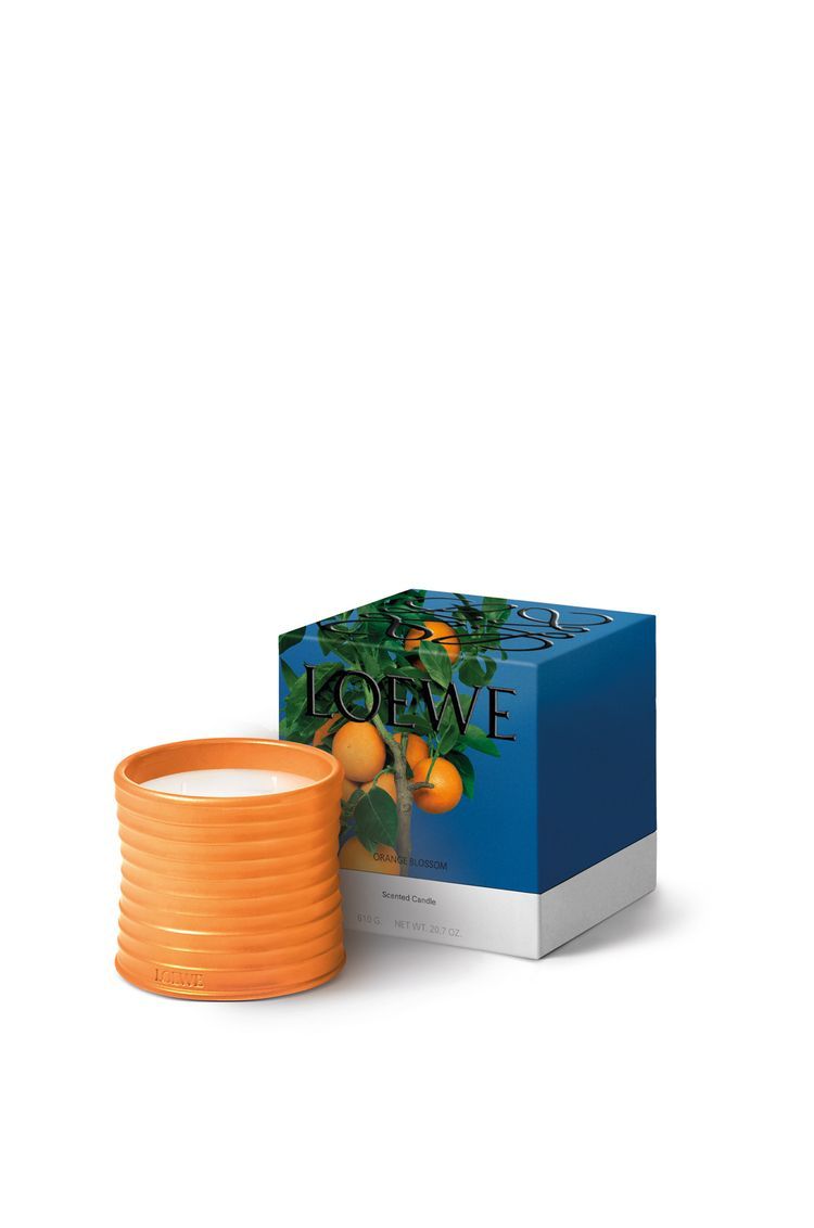 Medium Orange Blossom Candle
