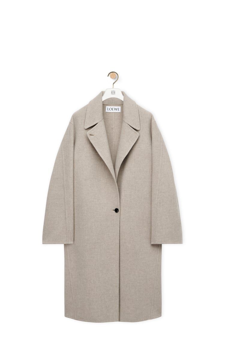 Coat in wool and cashmere