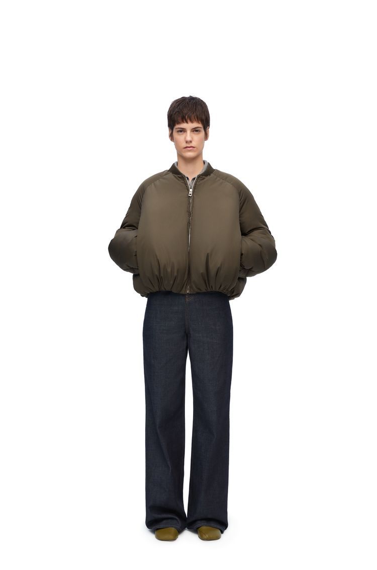 Padded bomber jacket in nylon