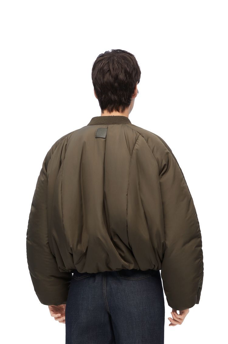 Padded bomber jacket in nylon