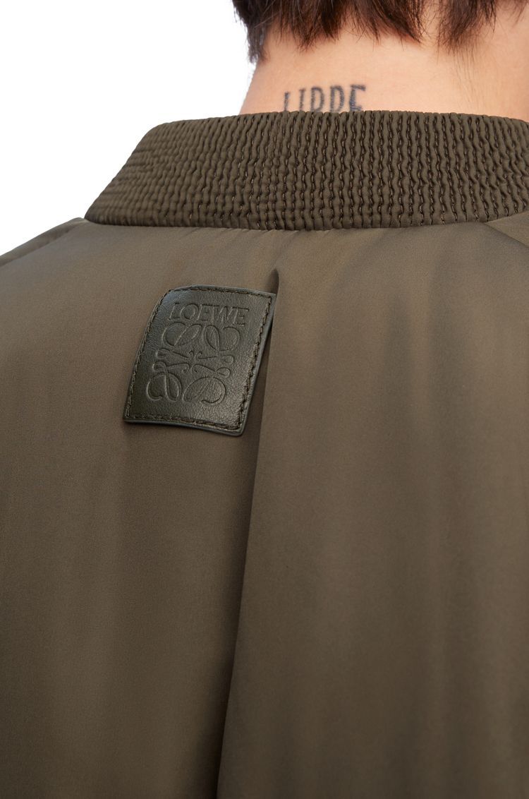Padded bomber jacket in nylon