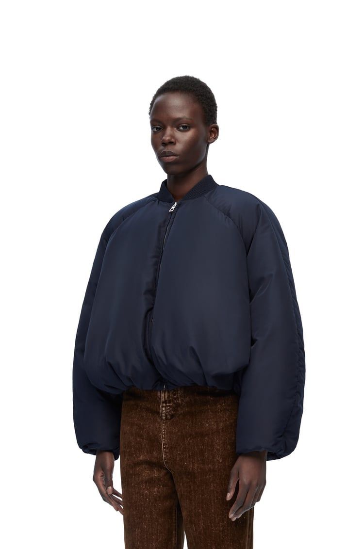 Padded bomber jacket in nylon