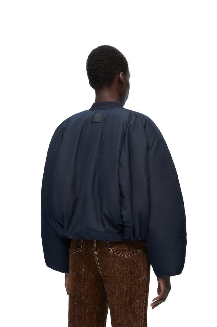 Padded bomber jacket in nylon