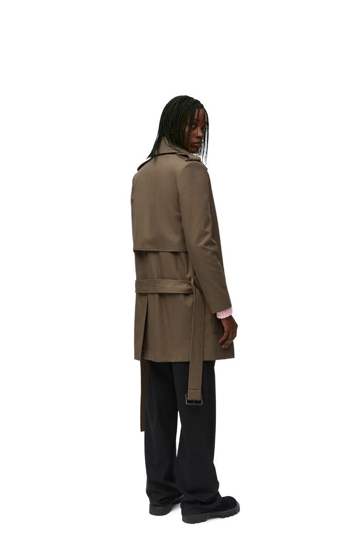 Trench coat in cotton
