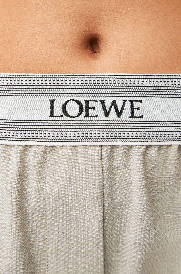 Trousers in wool