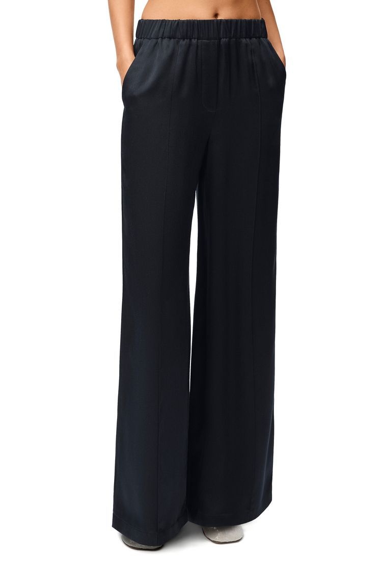 Pyjama trousers in silk