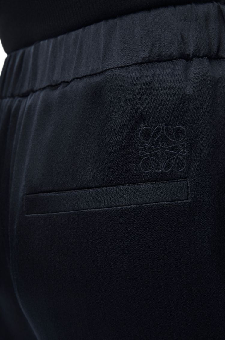 Pyjama trousers in silk