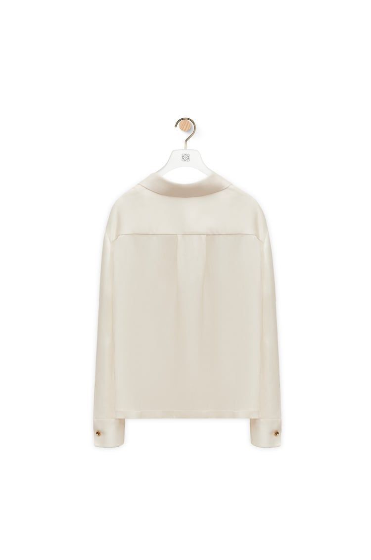 Pyjama blouse in silk