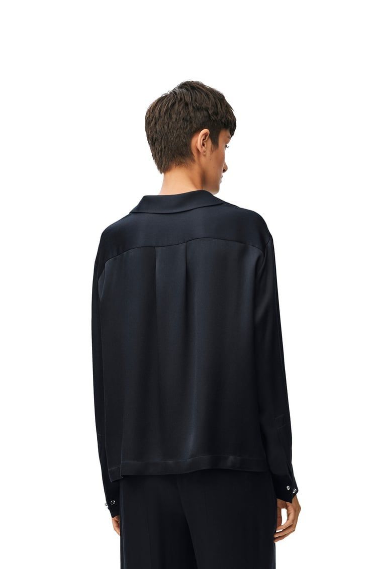 Pyjama blouse in silk