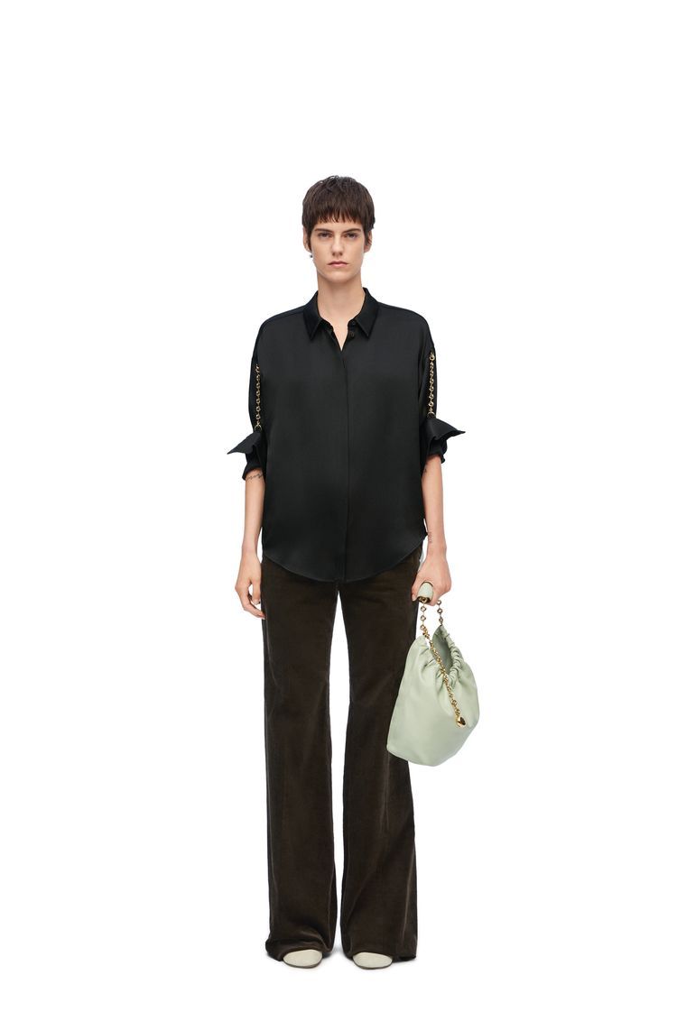 Chain shirt in silk
