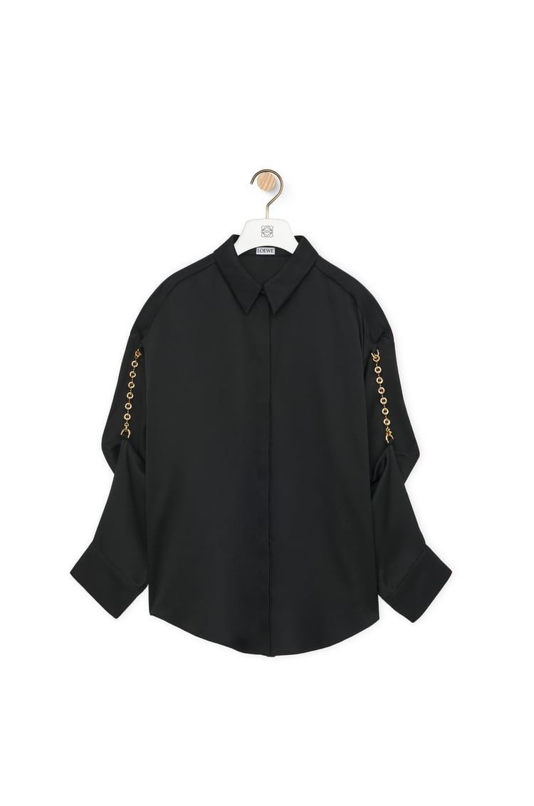 Chain shirt in silk