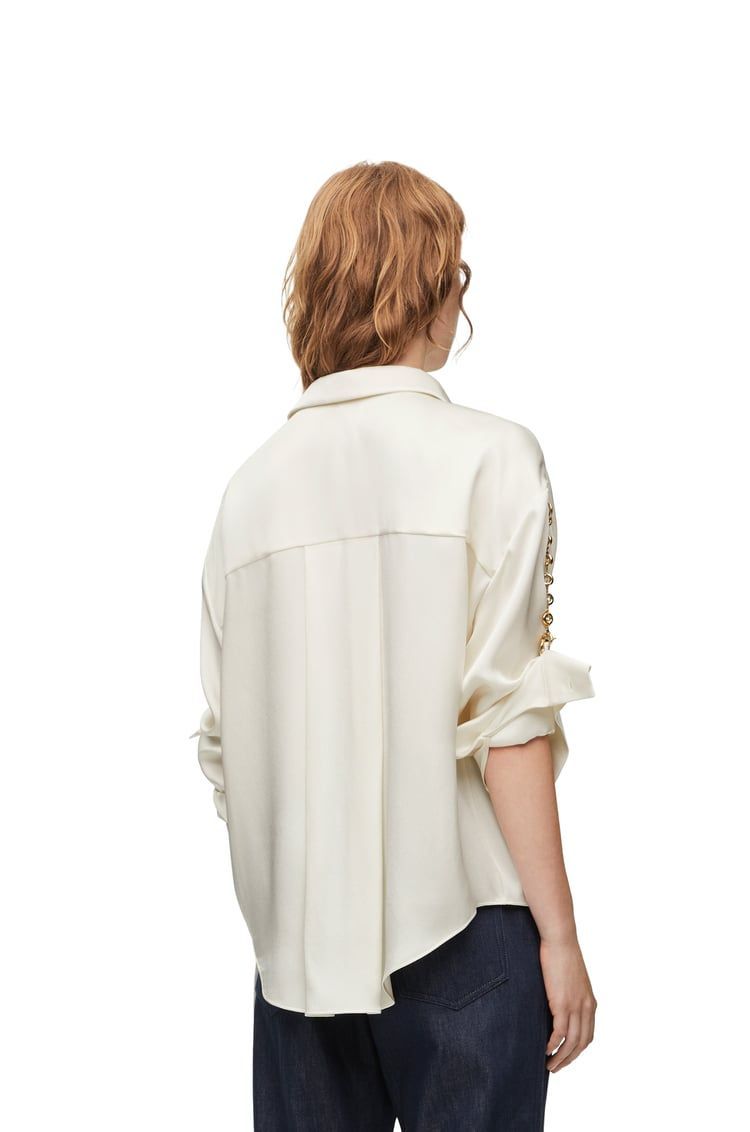 Chain shirt in silk