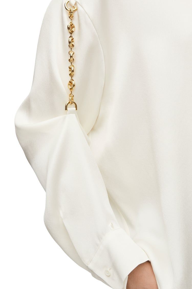 Chain shirt in silk
