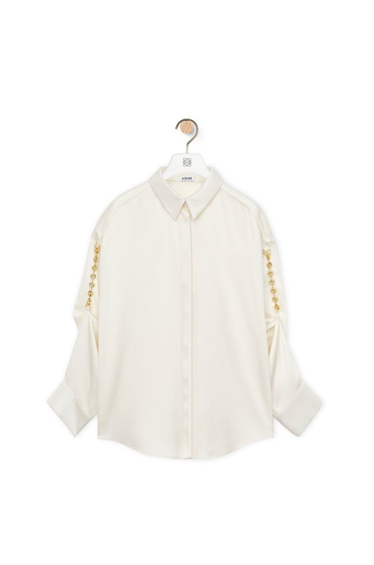 Chain shirt in silk