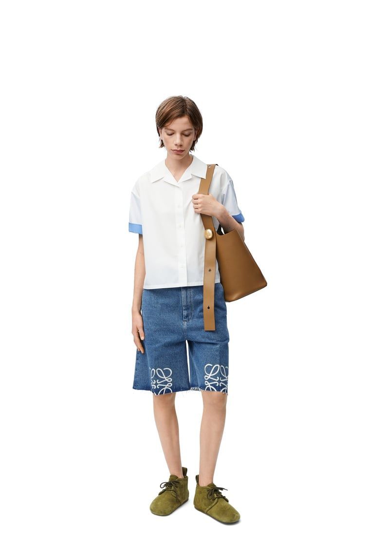 Short sleeve shirt in cotton