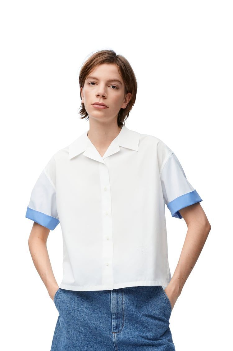 Short sleeve shirt in cotton