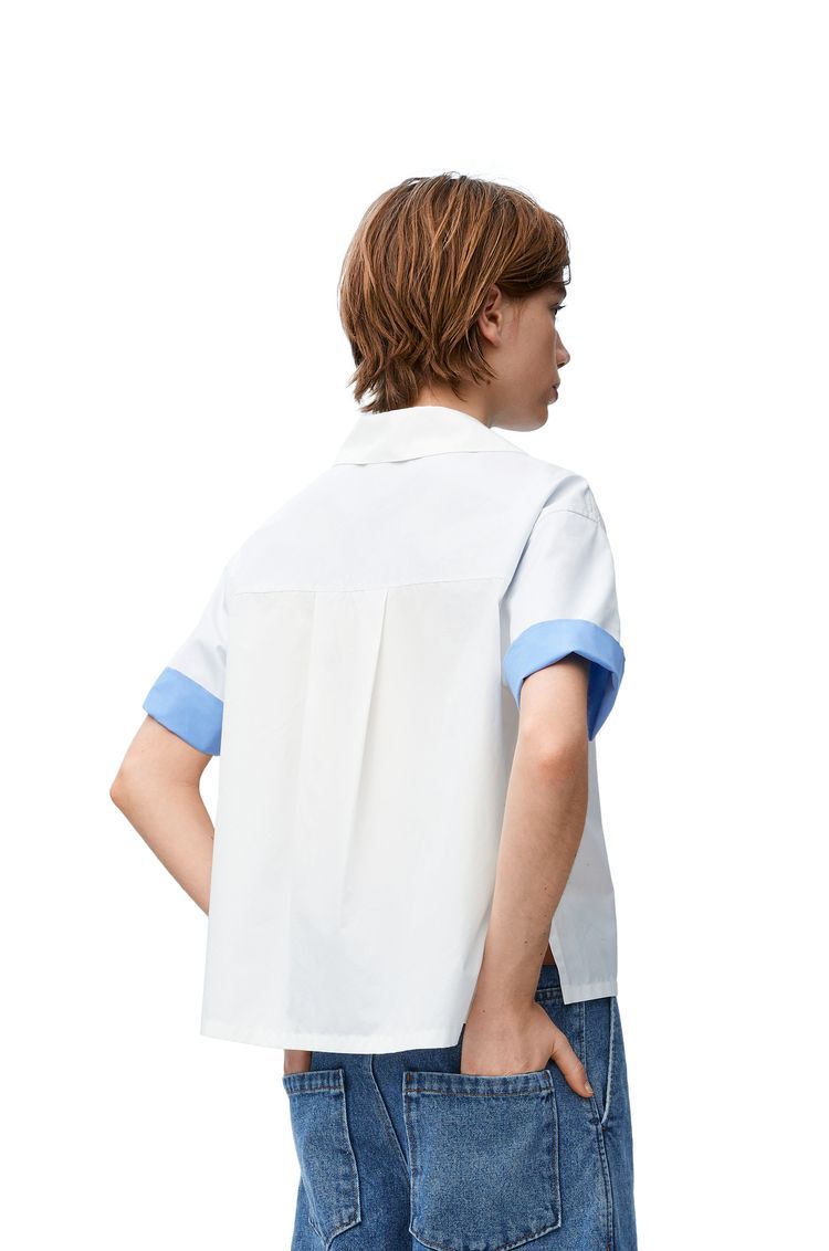 Short sleeve shirt in cotton