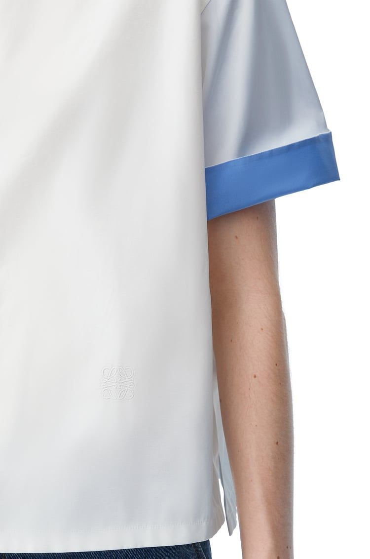 Short sleeve shirt in cotton