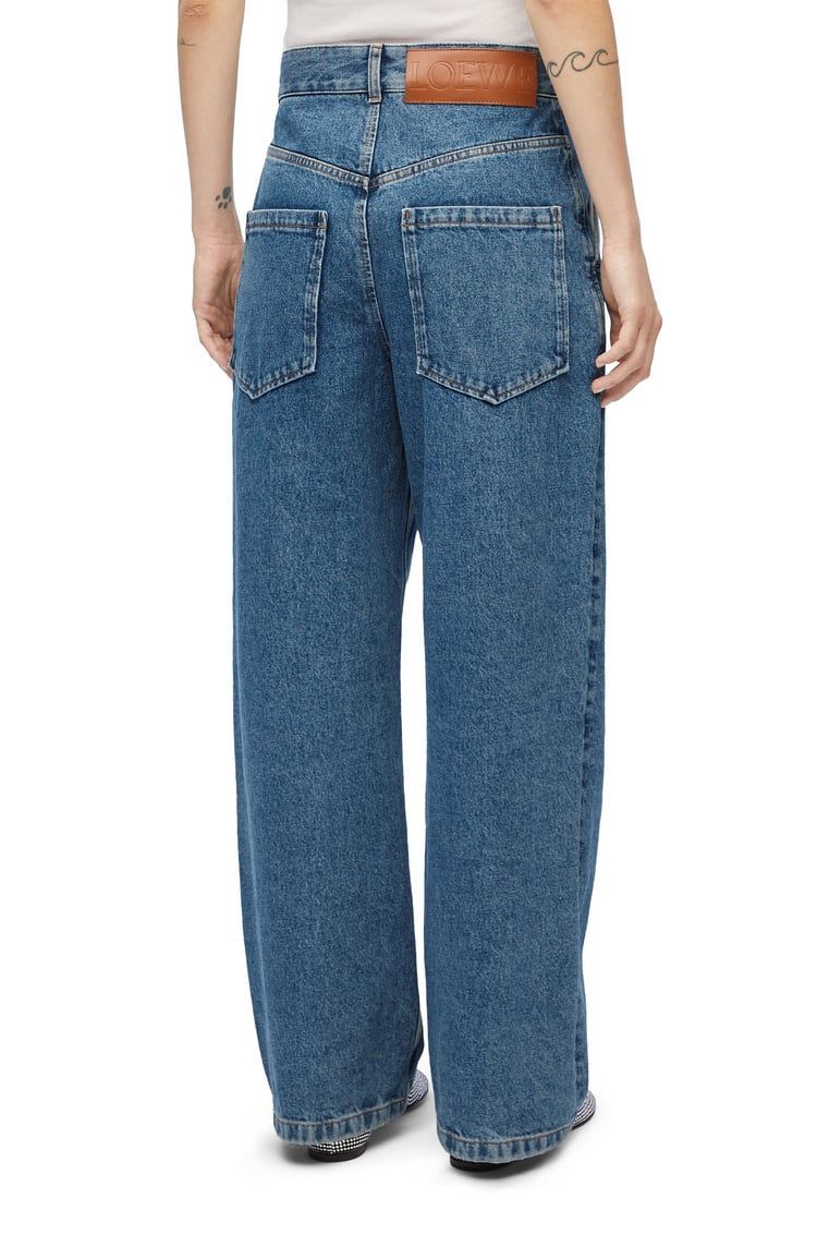 Anagram baggy jeans in denim
