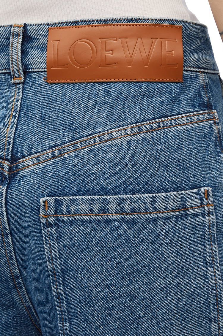 Anagram baggy jeans in denim