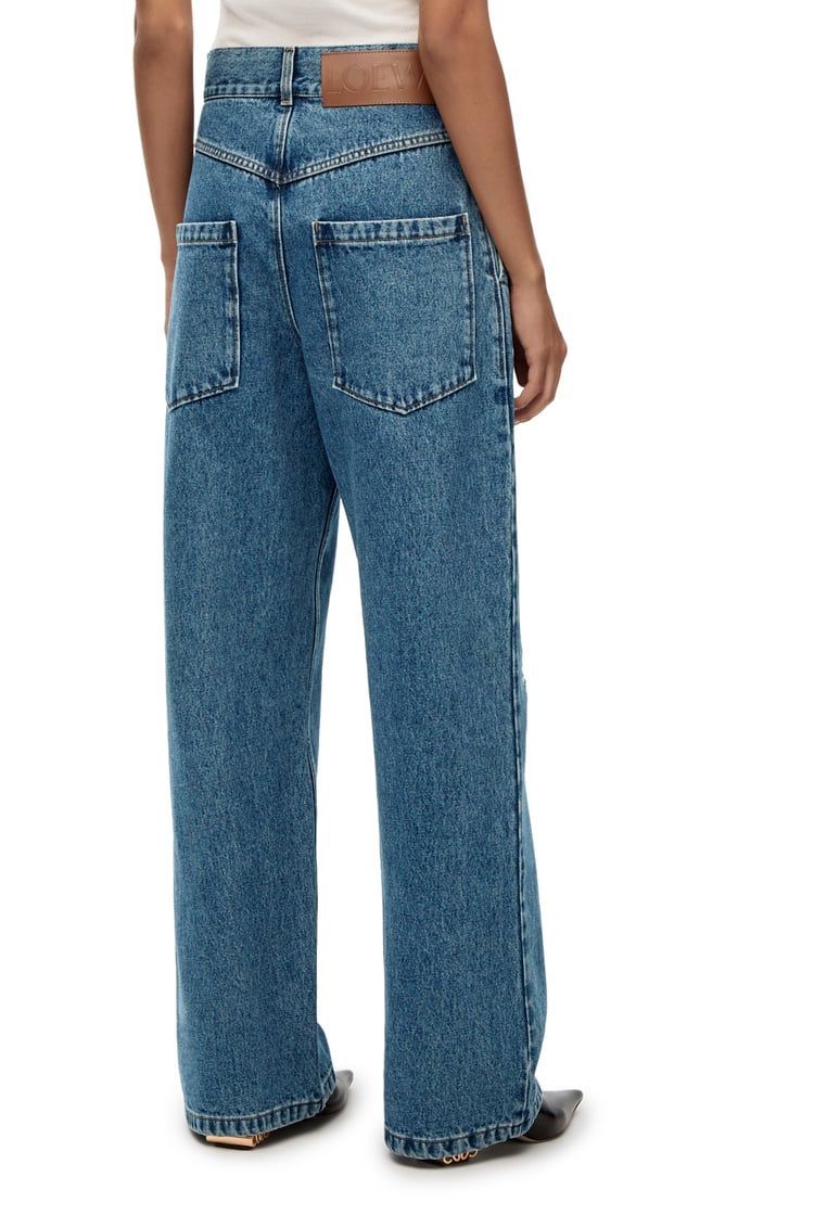 Anagram baggy jeans in denim